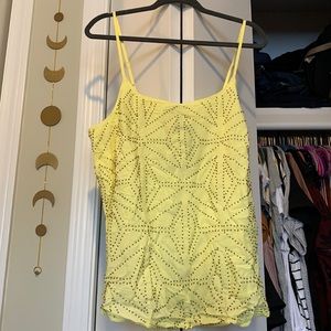 Anthropologie Beaded Tank Top